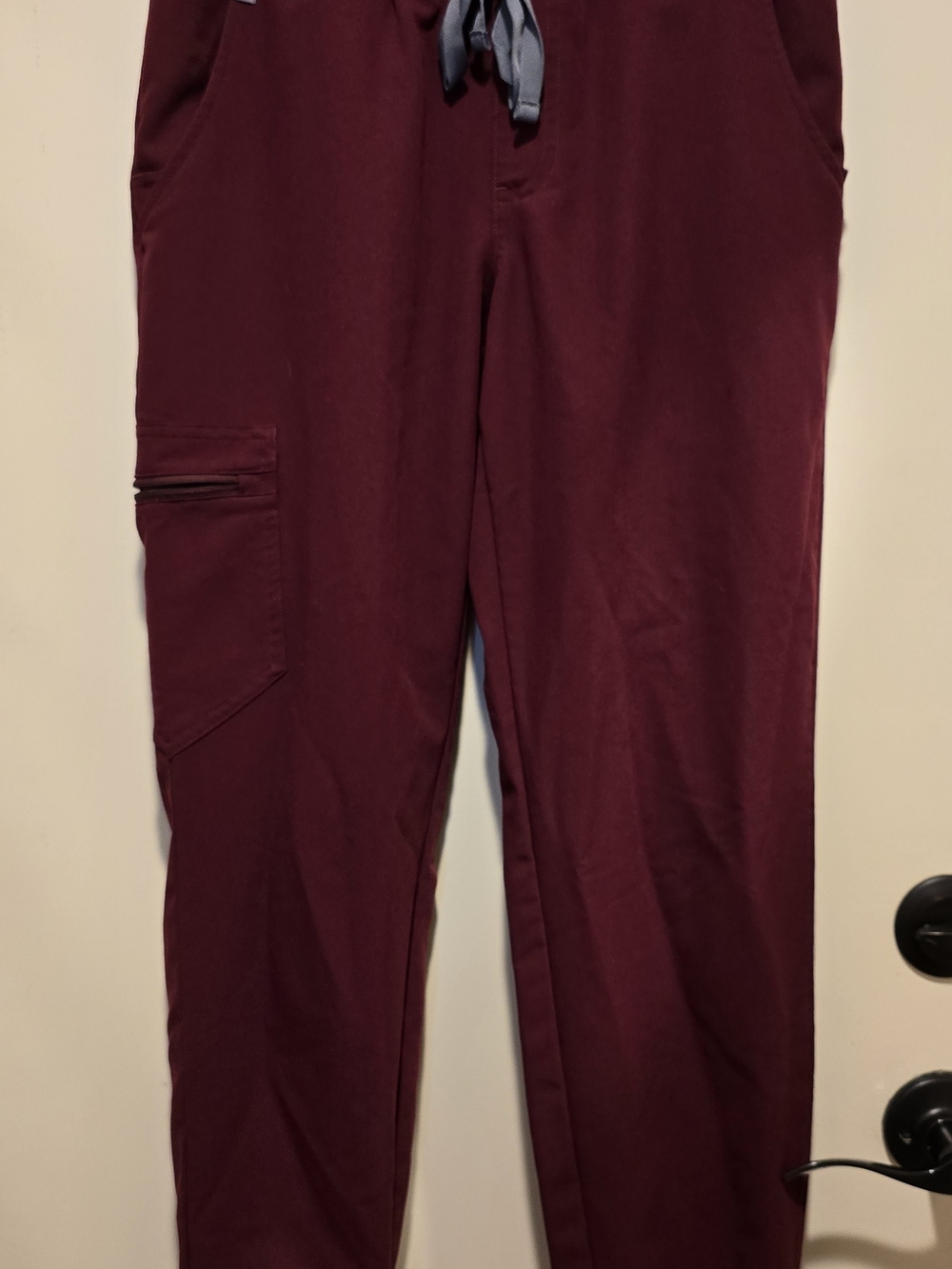 FIGS Women's Burgundy Cargo Jogger Pants